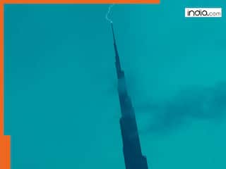 Dubai crown prince captures a lightning strike on Burj Khalifa - but what happened next stunned everyone...