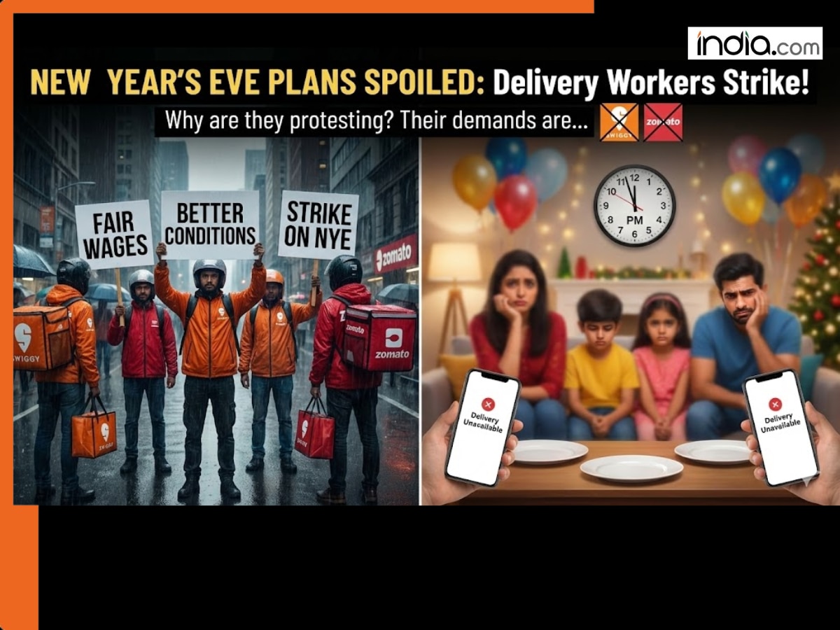 New Year eve's plans to be spoiled as Swiggy, Zomato, other gig delivery workers go on strike, Why are they protesting? Their demands are...
