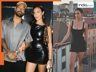 Hardik Pandya reacts after Paparazzi clicks girlfriend Mahieka Sharma for wrong angle, says, 'Crossed...'