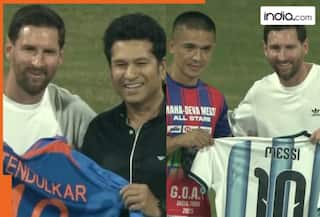 WATCH: Lionel Messi, Sachin Tendulkar and Sunil Chhetri meet at Wankhede, create special moments in Mumbai