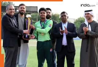 WATCH: Mohsin Naqvi ignored by India as PCB Chief joins Pakistan's U19 Asia Cup celebration