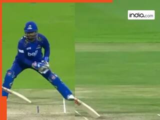 VIDEO: ILT20 में निकोलस पूरन ने ये क्या किया? छोड़ दी आसान सी स्टम्पिंग, मैच फिक्सिंग के लग रहे आरोप
