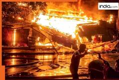 7 people killed after a massive fire breaks out in building near Palam Metro, several injured