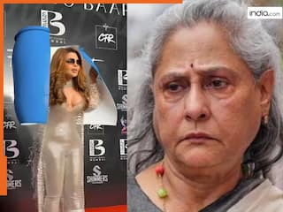 Jaya Bachchan के लिए नीला ड्रम लेकर आई Rakhi Sawant, धमकी देकर कहा 'इस ड्रम में बिठा दूंगी'- video