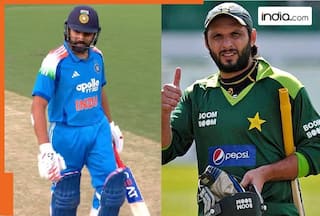 Shahid Afridi reacts after Rohit Sharma BREAKS his long-standing record of...