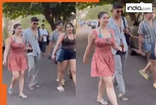 WATCH: Sara Tendulkar spotted on the streets with a beer bottle, internet react