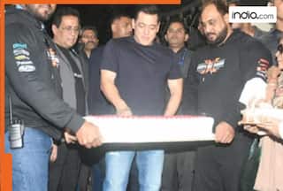 Amid Jaya Bachchan controversy, Salman Khan shares special moment with paparazzi as he cuts his 60th birthday cake at Panvel farmhouse- Watch viral video