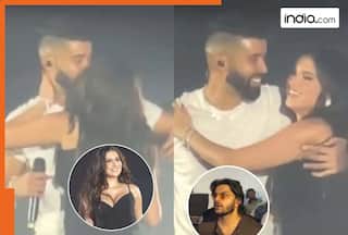 WATCH: AP Dhillon plants a kiss on Tara Sutaria, beau Veer Pahariya’s priceless reaction breaks the internet