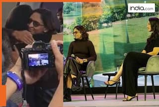 WATCH: Smriti Mandhana steps out publicly after wedding call-off, shares heartfelt hug with Harmanpreet