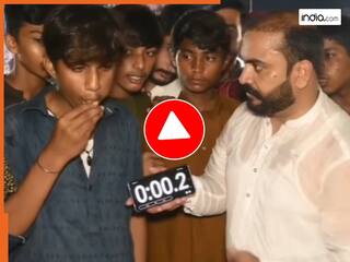 Viral Video: सिर्फ एक सेकेंड में पूरा केला खा गया पाकिस्तानी, देखकर सूख गए आस-पास खड़े लोग | देखिए वीडियो