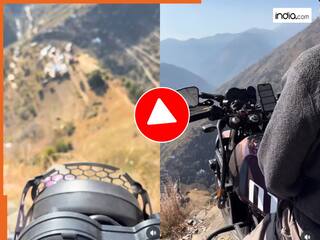 मौत की घंटी बजाने वाली जगह ले गया Google Maps, बाइक राइडर को पहाड़ की चोटी पर जाकर छोड़ दिया | हिला देगा VIDEO