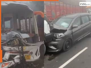 कोहरे का कहर! ग्रेटर नोएडा में 6 गाड़ियां आपस में भिड़ीं, हरियाणा में 4 बसों की टक्कर, कई घायल
