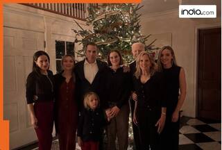 Joe Biden's Christmas Eve photo triggers netizens to question, 'Why is he hidden in family photo?' See post here