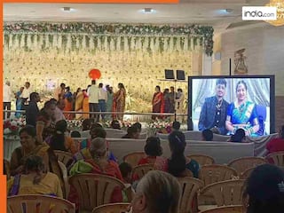 Indigo Crisis: अपनी ही रिसेप्शन पार्टी में नहीं पहुंच सके दूल्हा-दुल्हन, फिर लगाया ऐसा जुगाड कि मेहमान भी रह गए हैरान | देखें Video