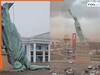 तूफान के दौरान चली तेज हवाओं से गिरी 'Statue Of Liberty', वीडियो वायरल