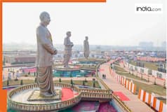 PM Modi inaugurates Rashtra Prerna Sthal in Lucknow, which has 65-foot statues, museum spread across 98000 square feet; it's dedicated to...