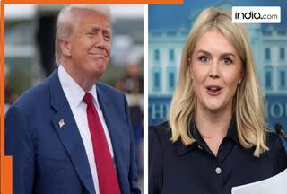 'Those lips, like a little...': 79-year-old Trump's BIZARRE remark at his 28-year-old Press Secretary; WATCH video