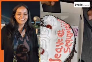 Birthday wish gone wrong! ‘Leave at Security’ cake ruins birthday plans, triggers online frenzy | Watch Video