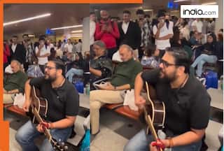 WATCH: Mini concert at Mumbai Airport goes viral on internet, amid IndiGo flight cancellations