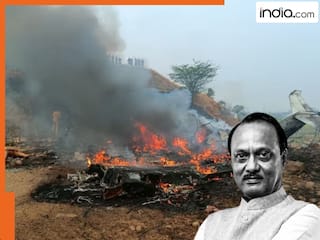 Ajit Pawar Plane Crash: CCTV में कैद तबाही का पल, लैंडिंग के दौरान बेकाबू हुआ प्लेन, जोरदार धमाके के बाद चारों ओर धुएं का सैलाब; देखें वीडियो