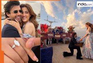 Kriti Sanon’s sister gets engaged to singer Stebin Ben, Nupur Sanon says ‘yes’ in dreamy proposal — SEE PICS