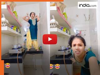 Funny Video: रील के चक्कर में अपनी रेल बनवा बैठी महिला, नजारा देखकर पूरा दिन हंसी नहीं रुकेगी | देखें वीडियो