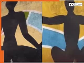 Yoga murals of women in Gwalior defaced with vulgar scratches, viral video triggers public anger