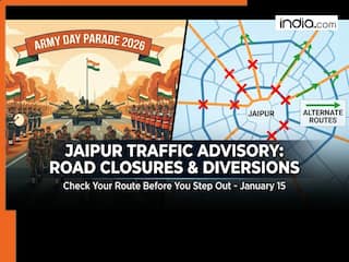 Army Day Parade 2026: Jaipur Police releases traffic advisory, diverts THESE routes during peak hours, check roads to avoid