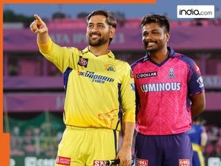 VIDEO: काली दाढ़ी, काले बाल! IPL से पहले अपने शॉट्स को धार देने स्टेडियम पहुंचे MS धोनी, जमा रहे निगाहें