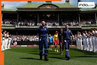 Australia and England cricketers honour Bondi Beach first responders and brave civilians at Sydney Ashes 2026 Test with...