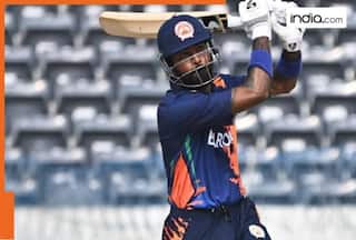 WATCH: 6, 6, 6, 6, 6, 6, 6, 6, 6... Hardik Pandya creates HAVOC in Vijay Hazare Trophy, dominates Chandigarh bowling