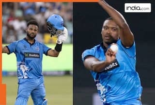 Shai Hope's record 118 and Lungi Ngidi's historic hat-trick power Pretoria Capitals to win over Durban Super Giants