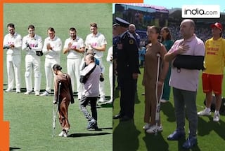 Ahmed Al Ahmed, hero of Bondi Beach attack, receives standing ovation at SCG