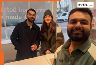 Virat Kohli and Anushka Sharma oblige fan with a selfie, pictures goes viral