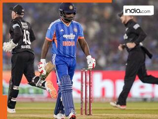 IND Vs NZ:  तीसरे मैच में भी नहीं चला संजू सैमसन का बल्ला, पहली बॉल पर हुए आउट