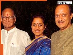 जाते-जाते अपने चाचा और राजनीतिक गुरु शरद पवार से सभी गिले-शिकवे दूर कर गये अजित पवार