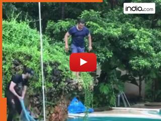 Viral Video Salman Khan: टाइगर श्रॉफ की तरह बैकफ्लिप मारने लगे सलमान खान, भाईजान की फिटनेस देख झूम उठे फैन्स | देखें वीडियो