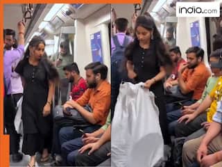 Metro Ka Video: खचाखच भरी मेट्रो में एक झटके में सीट पा गई लड़की, दिमाग देखकर हिल गया पूरा कोच | देखें वीडियो