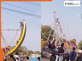 Viral Video: हवा में ऊपर गया झूला फिर टूटकर बिखरा गया, दिल दहला देगा हादसे का ये वीडियो | देखें