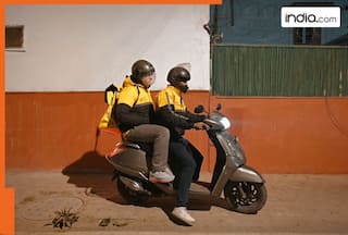 Viral video: Raghav Chadha becomes Blinkit delivery agent, internet asks, 'Is Parineeti giving filmy ideas?'