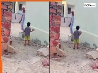 Viral Video: नहीं देखी होगी दादा-पोते की ऐसी लड़ाई, एक ने उठाई चप्पल तो दूसरे ने तान दिया पत्थर | खुद देखिए
