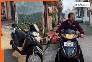 Bareilly man surprises father with new scooty keys on birthday; internet says, 'proud of you' | Watch viral video