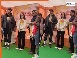 Viral Video: उखड़े मन से मेडल देने पर ट्रोल हुईं Hema Malini, लोगों ने जो कहा यकीन नहीं होगा | देखिए