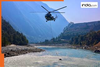 IAF conducts firefighting operation in Arunachal Pradesh's Lohit Valley, uses Mi-17V5 aircraft to drop water | Watch video
