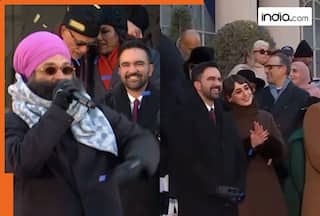 After 'Dhoom Machale', Zohran Mamdani grooves to 'New York Vich Munda Rehnda' on inauguration day; People call it 'iconic' | WATCH viral video