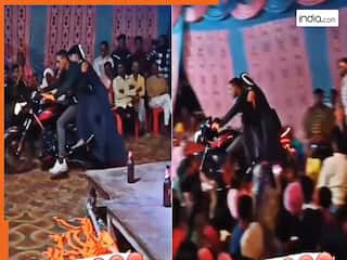 Couple Viral Video: प्लान बनाकर प्रेमिका को मंडप से ले भागा प्रेमी, देखकर सूख गए सारे मेहमान | Viral हुआ ये Video