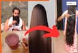 लंबे बालों वाले योग गुरु ने खोला सीक्रेट, बोले सुबह घूंट-घूंट पीता हूं ये लाल ड्रिंक, तेजी से बढ़ती है हेयर ग्रोथ
