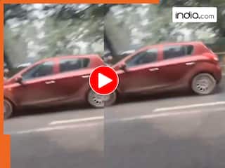 Video: ड्यूटी पर तैनात जवान को कार सवार ने घसीटा, वायरल वीडियो देख सहम गए लोग