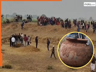 राजस्थान की जमीन में निकला 150 किलो का रहस्यमयी घड़ा! अंदर मिला 'खजाना' देख हर किसी के उड़ गए होश