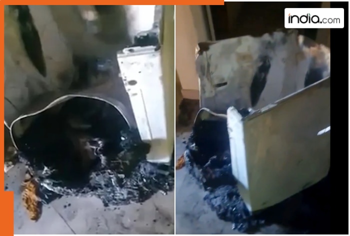 VIDEO: Washing machine EXPLODES in Hyderabad, sending shockwaves through neighbourhood